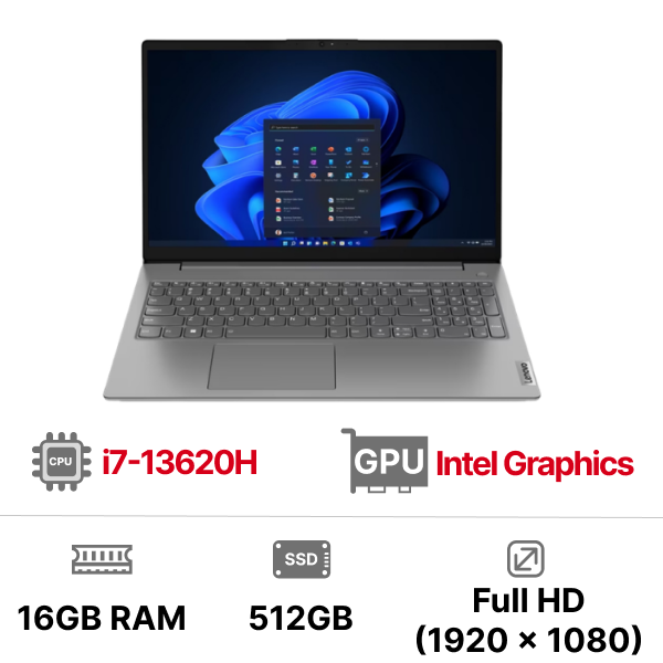 Laptop Lenovo V14 G5 IRL 83HD005FVA (i7-13620H| 16GB| 512GB| OB| 14 FHD| Dos)