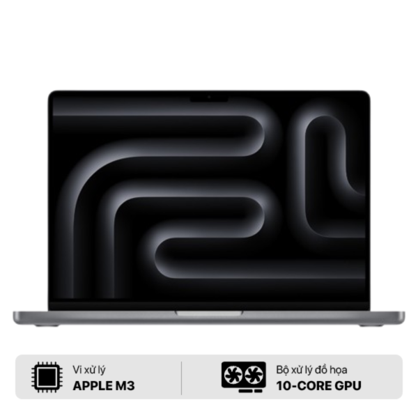 MacBook Pro M3 14 inch 16GB/512GB Gray GC79VC63QD - Cũ đẹp