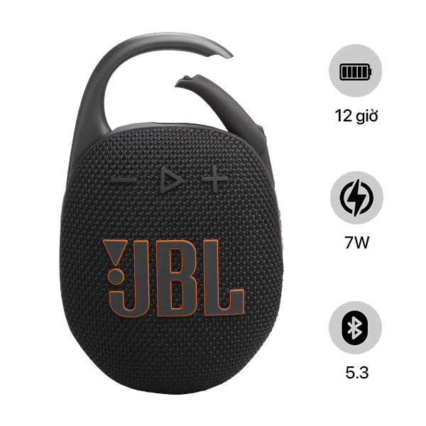 JBLCLIP5BLK - Loa Bluetooth JBL Clip 5