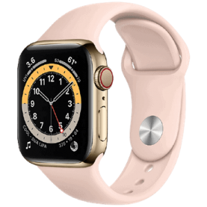 Apple Watch S6 LTE 40mm - New - Viền thép dây cao su - Chính hãng VN A - 33112