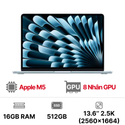 MacBook Air M5 13 10CPU 8GPU 16GB 512GB
