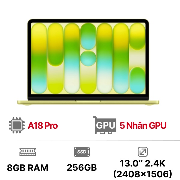 MacBook Neo A18 Pro 13 inch 2026 6CPU 5GPU 8GB 256GB