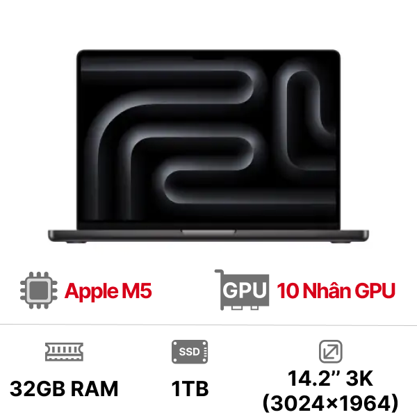 MacBook Pro M5 2026 14 inch 10CPU 10GPU 32GB 1TB