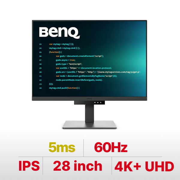 Màn hình BenQ RD280U 28 inch (IPS 4K+ UHD 60Hz 5ms)