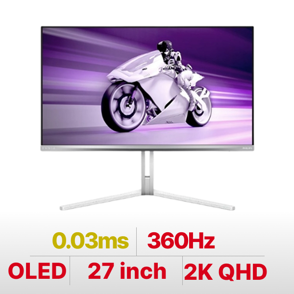 Màn hình Gaming Philips 27M2N8500 01 27 inch (2K OLED QHD 360Hz HDR True Black 400 0.03ms 5Wx2)
