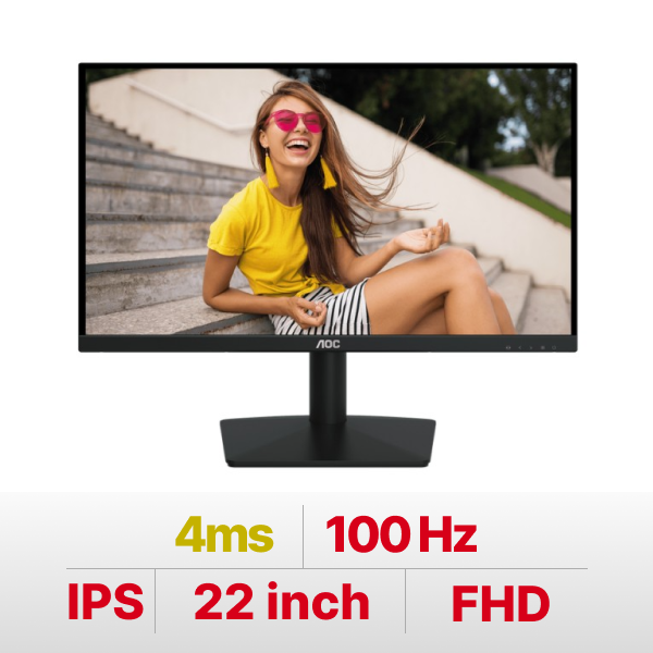 Màn hình máy tính AOC 22B15H2 71 22 inch (IPS FHD 100Hz 4MS)