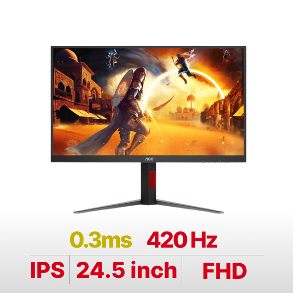 Màn hình máy tính AOC 25G4K 71 24.5 inch (IPS FHD 420Hz 0.3ms)