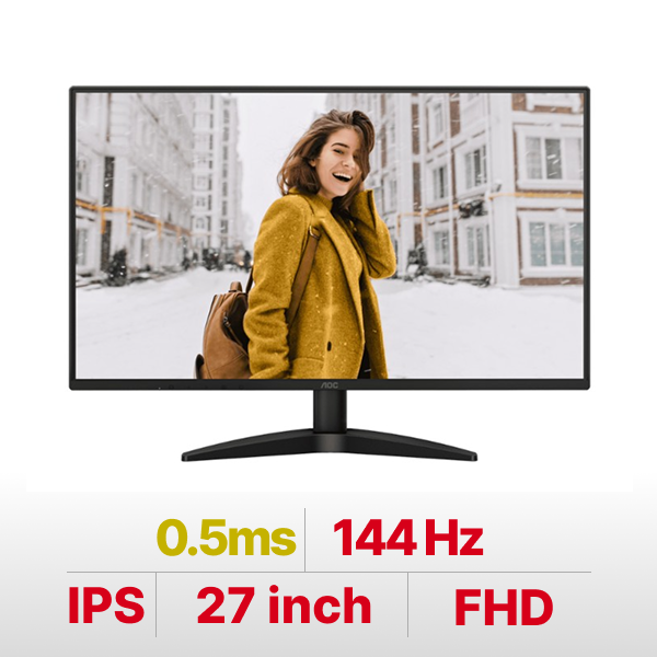 Màn hình máy tính AOC 27B36X 71 27 inch (IPS FHD 144Hz 0.5ms)