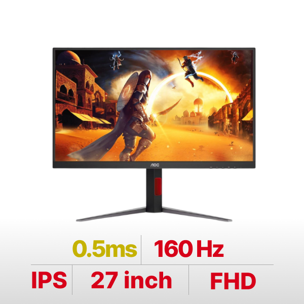Màn hình máy tính AOC U27G4 71 27 inch (IPS 4K 160Hz 0.5ms)