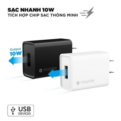 MOPHIE10WWT-99 - Cốc sạc Mophie USB-A 10W Đã Qua Sử Dụng