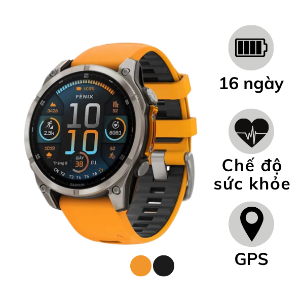 Đồng hồ thông minh Garmin Fenix 8