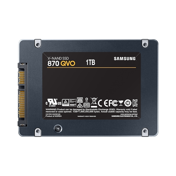 Ổ cứng SSD gắn trong Samsung 870 QVO 1TB 2.5 SATA III upto 560MB s (MZ-77Q1T0BW)