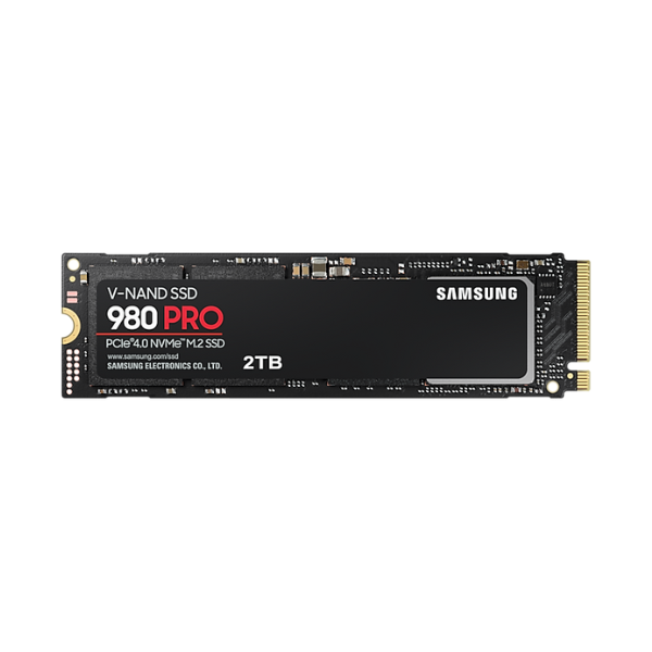 SSDINT07072441 - Ổ cứng SSD gắn trong Samsung 980 PRO 2TB PCIe Gen 4.0 x4 NVMe V-NAND M.2 2280 upto 7000MB s (MZ-V8P2T0BW)
