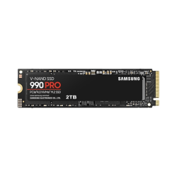 SSDINT07072445 - Ổ cứng SSD gắn trong Samsung 990 PRO 2TB PCIe Gen 4.0 x4 NVMe V-NAND M.2 2280 upto 7450MB/s (MZ-V9P2T0BW)