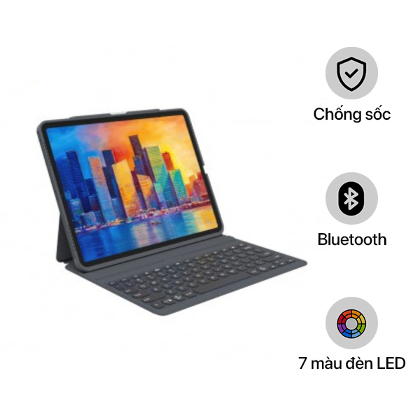 103407976 - QSD - Ốp lưng kèm bàn phím iPad Pro 11 inch ZAGG Pro Keys Qua Sử Dụng