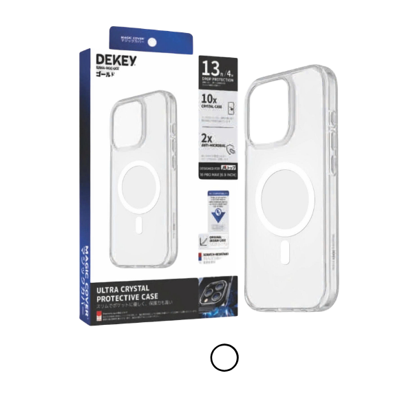 Ốp lưng MagSafe iPhone 16 Plus Dekey Magic Cover Ultral Crystal