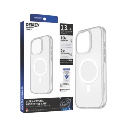 Ốp lưng MagSafe iPhone 16 Plus Dekey Magic Cover Ultral Crystal