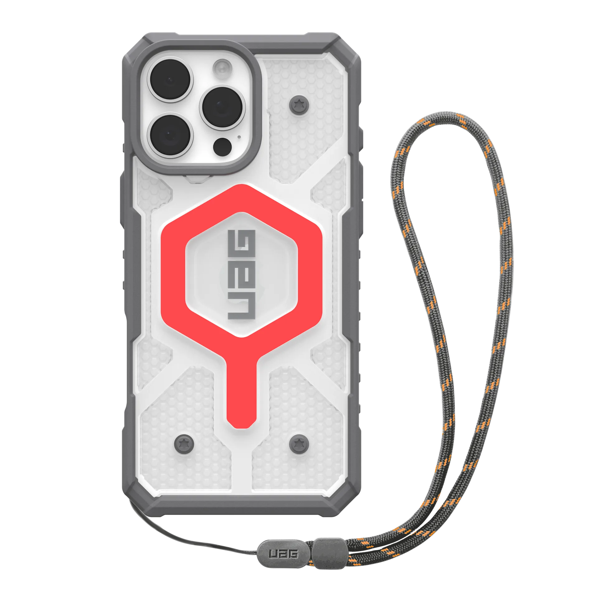 Ốp lưng Magsafe iPhone 16 Pro Max UAG Pathfinder Clear kèm dây đeo