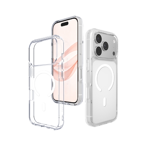 Ốp lưng Magsafe iPhone 18 Pro Max JCPAL iGuard DualPro trong suốt