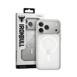 Ốp lưng MagSafe iPhone 18 Pro/17 Pro Mipow IRONBULL Tempered Glass trong suốt