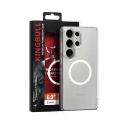 Ốp lưng Samsung Galaxy S26 Ultra Mipow Qi2 Tempered Transparent Magnet