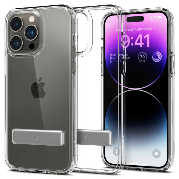 ACS04973 - Ốp lưng iPhone 14 Pro Spigen Ultra Hybrid S Crystal Clear