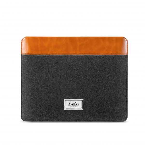 B03-H16 - Túi chống sốc iPad 12.9 Tomtoc Felt & Pu Leather 2021