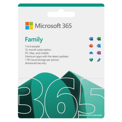 Phần mềm Microsoft 365 Family 12 tháng (6 User 30 thiết bị)