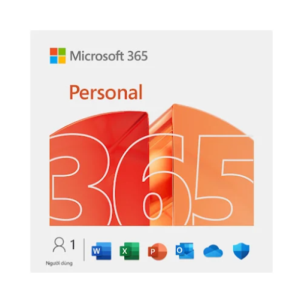 Phần mềm Microsoft 365 Personal AI Copilot (Dành cho 1 người) | 12 tháng | 1 TB OneDrive / người / 5 thiết bị