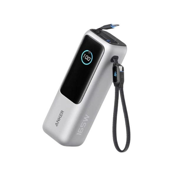 Pin dự phòng sạc nhanh Anker 25.000 mAh 165W tích hợp cáp rút gọn A1695