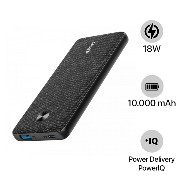 A1231H11 - Pin sạc dự phòng Anker 10.000 mAh PD18W PowerCore Sense A1231