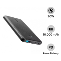 Pin sạc dự phòng Anker 10.000mAh 20W PD Powercore Slim Plastic A1244