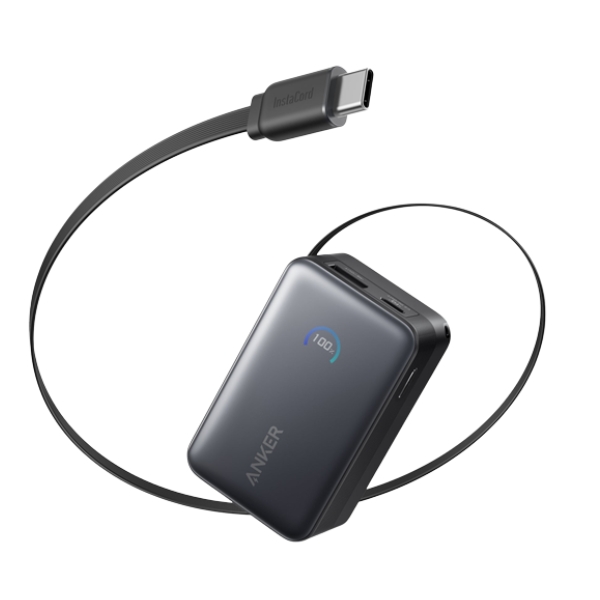 Pin sạc dự phòng Anker Nano 10.000 mAh 45W tích hợp cáp sạc