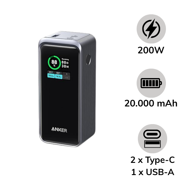 A1336011 - Pin sạc dự phòng Anker Prime 20.000 mAh 200W