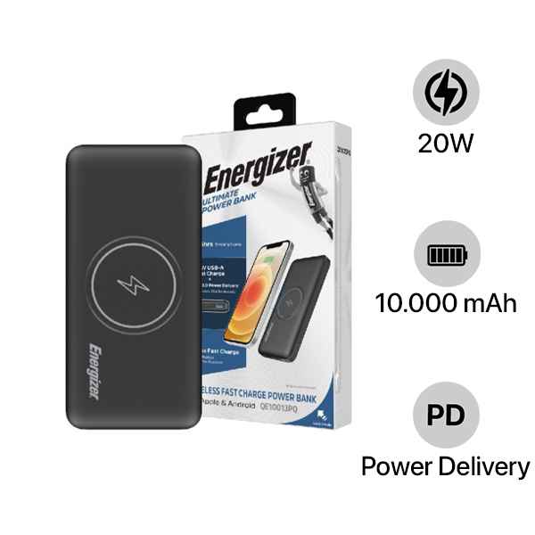 Pin sạc dự phòng Energizer 10.000 mAh QE10013PQ