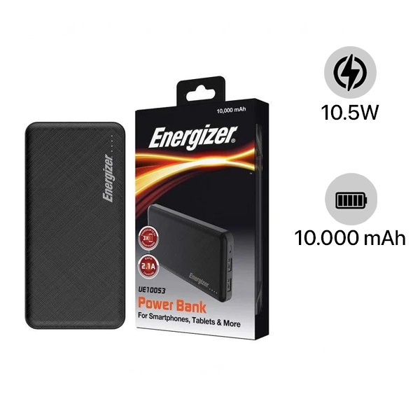 UE10053BK - Pin sạc dự phòng Energizer 10.000 mAh UE10053