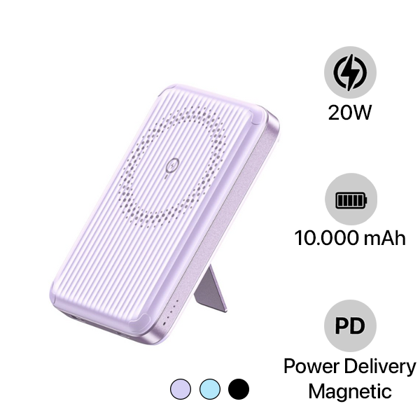 IA20PDLV - Pin sạc dự phòng Innostyle 10.000 mAh 20W PD PowerMag Switch 2 in 1 Stand