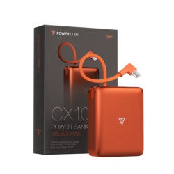 Pin sạc dự phòng Mipow 10.000 mAh 22.5W Aluminum tích hợp cáp sạc