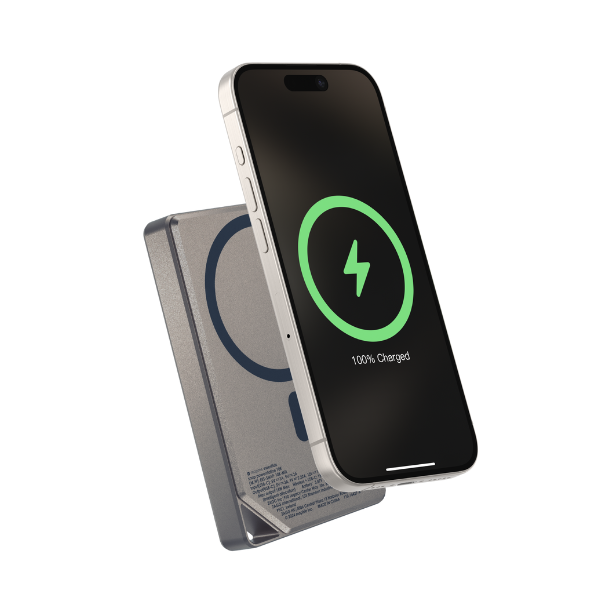 Pin sạc dự phòng Mophie Essentials Snap+ 10.000 mAh Metallic