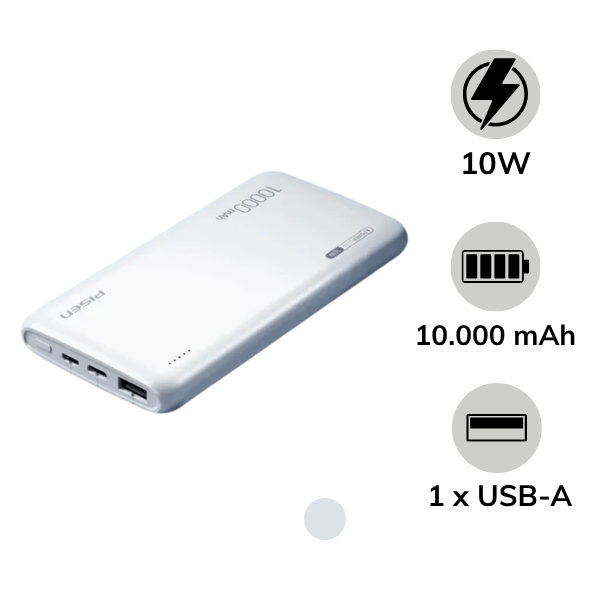 Pin sạc dự phòng Pisen 10W 10.000 mAh D094