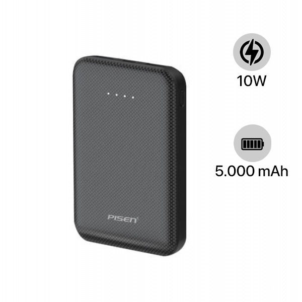 TSD255 - Pin sạc dự phòng Pisen 5.000 mAh Ultra Slim Mini