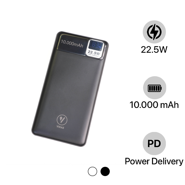 VPF01B - Pin sạc dự phòng Vmas 10.000 mAh 22.5W