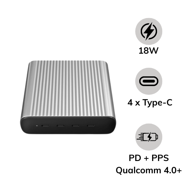 Sạc đa cổng HyperJuice 245W 4 Type-C GaN Charger
