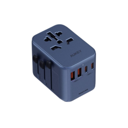 PA-TA07A-BLU - Sạc đa năng Aukey PD35W nhiều cổng Travel Mate PA-TA07A