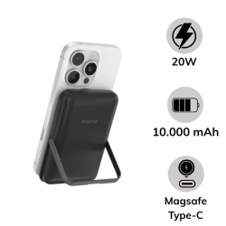Sạc dự phòng Mophie Essentials Snap+ Powerstation With Stand 10.000 mAh