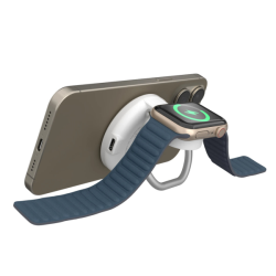 HJ3310WHGL - Đế sạc không dây HyperJuice Qi2 2 in 1 Magnetic Charging Stand