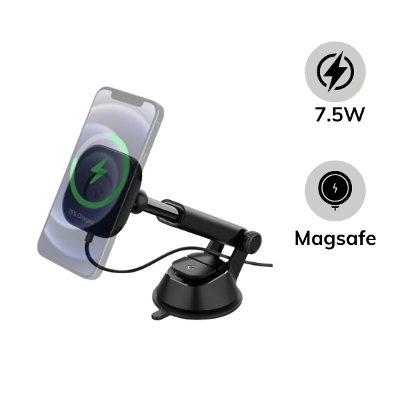 Đế sạc Magsafe xe hơi Spigen Ontap Pro Wireless Magnetic Car Charger Dashboard (Magfit)