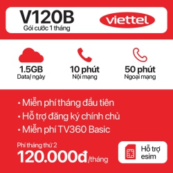 Sim 4G Viettel V120B