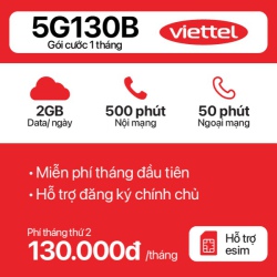 Sim 5G Viettel 5G130B
