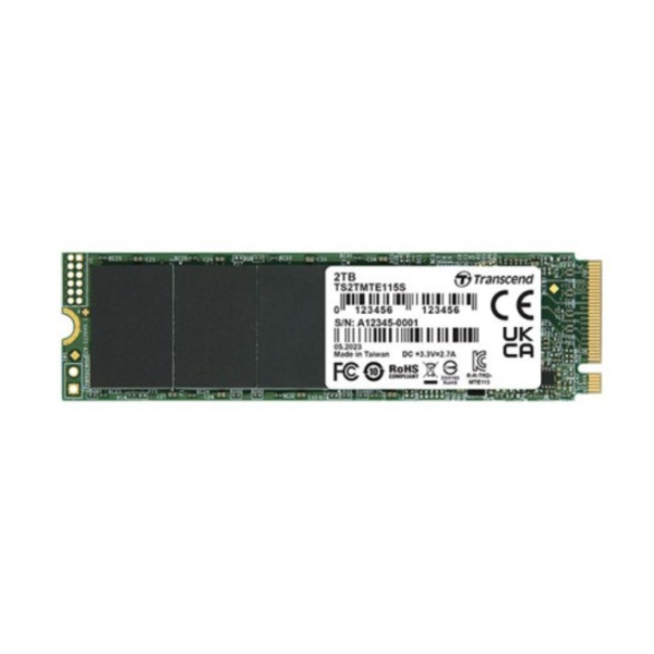 Ổ cứng SSD gắn trong Transcend SSD115S 2TB M.2 2280 PCIe Gen3x4 upto 3200MB s (TS2TMTE115S)